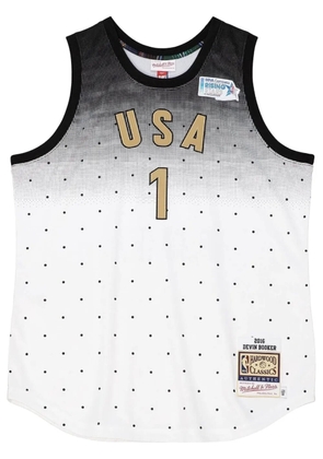Mitchell & Ness 'All-star 2016 Devin Booker' USA jersey vest top - White