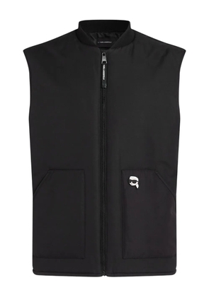 Karl Lagerfeld Ikon padded gilet - Black