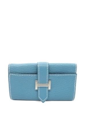 Hermès Pre-Owned 2024 Bearn 4-key case key holder - Blue