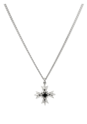 Emanuele Bicocchi Crest Crystal necklace - Silver