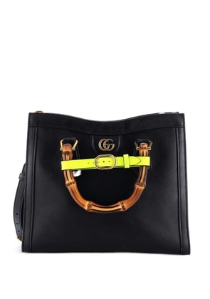 Gucci Pre-Owned Diana NM Bamboo Handle Leather Small tote bag - Black