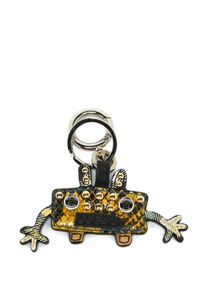 Burberry Pre-Owned Monster leather bag charm - Yellow