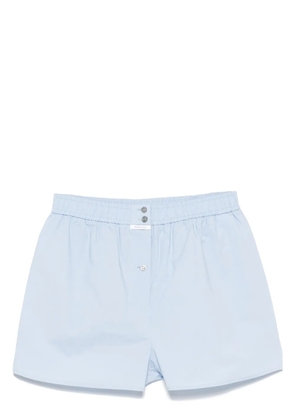 Patrizia Pepe logo-patch shorts - Blue