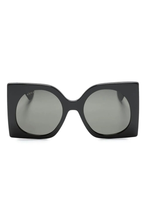 Gucci Eyewear oversize square-frame sunglasses - Black