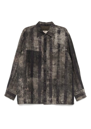 Ziggy Chen printed shirt - Grey