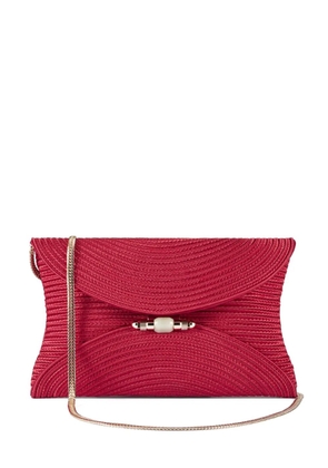 Shanghai Tang braided clutch bag - Red