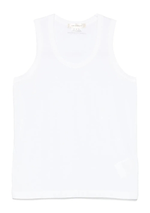 Comme Des Garçons cotton tank top - White