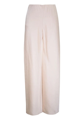 Vince high-waisted satin trousers - White