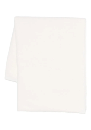 TOTEME frayed -trim classic scarf - White