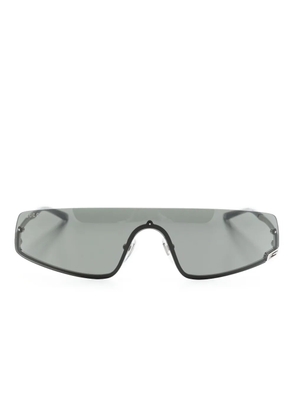 Gucci Eyewear Square-G-motif shield-frame sunglasses - Silver