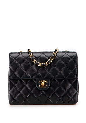 CHANEL Pre-Owned 1991-1994 Square Quilted Lambskin Single Flap shoulder bag - Black