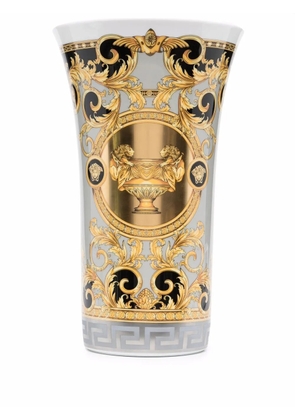 Versace Barocco-print vase - Gold