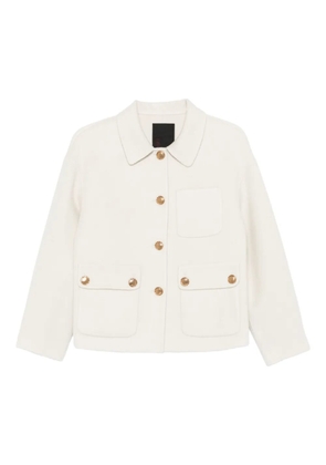 Liska Jack front-button jacket - White