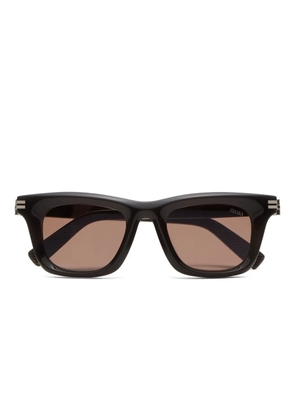Zegna oversized square sunglasses - Black