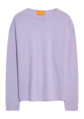 Guest In Residence oversized crew-neck sweatshirt - Purple