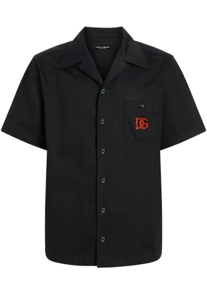 Dolce & Gabbana bead-logo shirt - Black