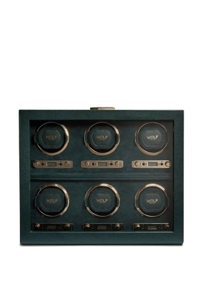 WOLF British Racing 6pc watch winder - Green