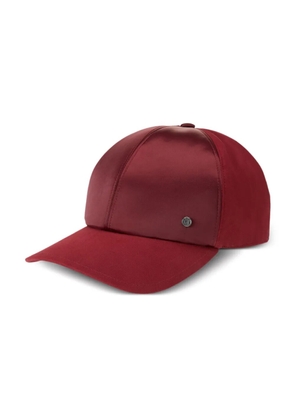 Maison Michel Tiger satin-weave baseball cap - Red