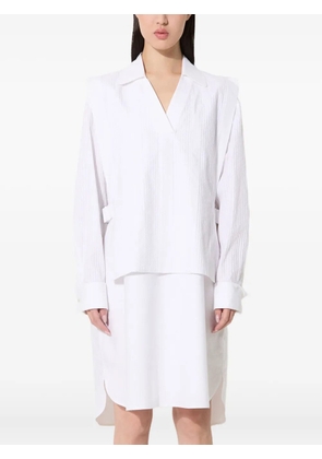 Kenzo V-neck midi dress - White