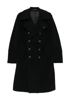 Tagliatore double-breasted coat - Black