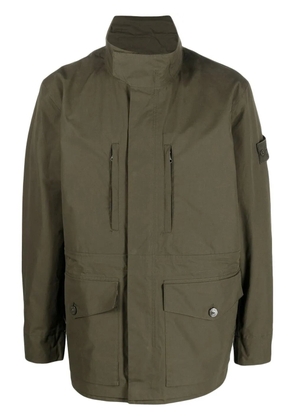 Stone Island Compass-patch long-sleeved jacket - Green
