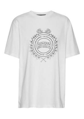 ROTATE BIRGER CHRISTENSEN logo print T-shirt - White
