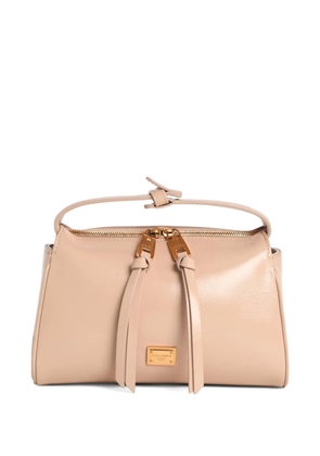 Dolce & Gabbana Vittoria leather tote bag - Neutrals