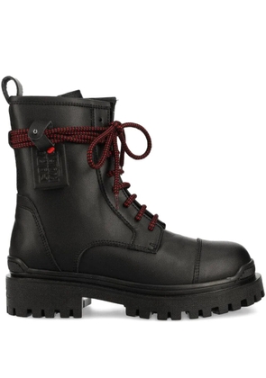 Karl Lagerfeld x Cara Delevingne Biker II boots - Black
