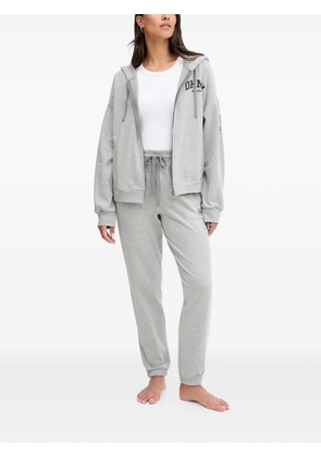 DKNY hooded zip-up pyjama set - Grey