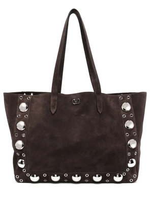 Valentino Garavani large Nellcôte tote bag - Brown