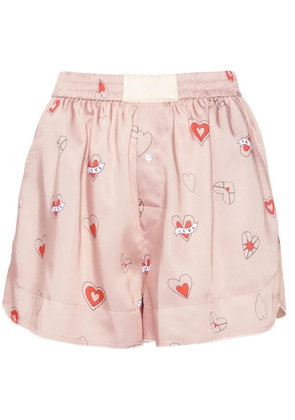 Parlor Glam shorts - Neutrals