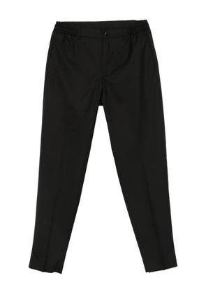 Tagliatore elasticated-waistband trousers - Black