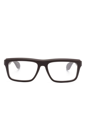Gucci Eyewear rectangle-frame glasses - Brown