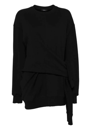 Goen.J knotted detail sweatshirt - Black