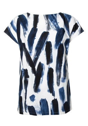 Dolce & Gabbana Pre-Owned brushstroke-print top - Blue