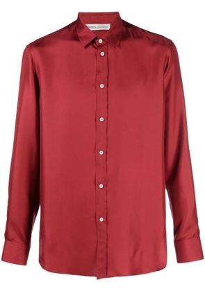 MODES GARMENTS buttoned silk shirt - Red