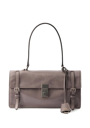 Prada medium leather shoulder bag - Grey