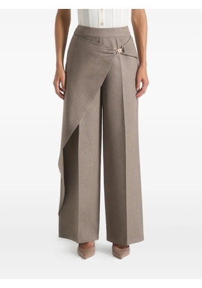 Manière De Voir Béryl wrap-tailored trousers - Neutrals