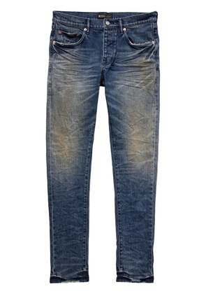 Purple Brand distressed skinny-cut jeans - Blue