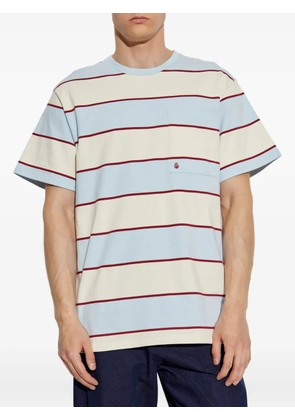 Alexander McQueen striped short-sleeve t-shirt - Blue