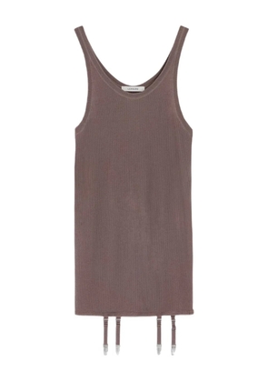 LEMAIRE ribbed suspender vest - Neutrals