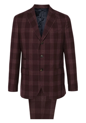 Eleventy checkered suit - Purple