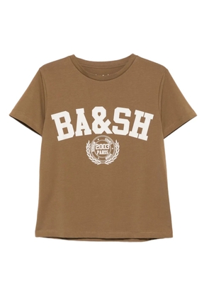 Ba&Sh logo-print T-shirt - Brown
