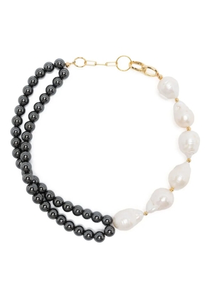 Atu Body Couture x Shir Fine Jewellery pearl-embellished necklace - Black