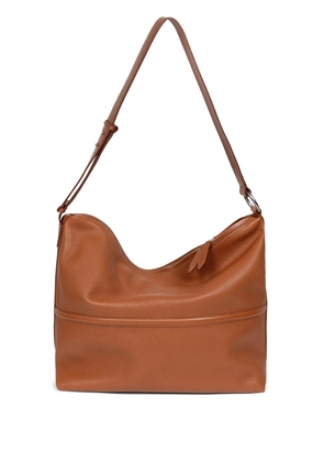DRIES VAN NOTEN slouchy leather tote bag - Brown