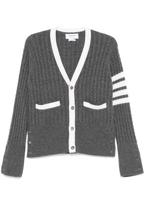 Thom Browne 4-Bar V-neck cashmere cardigan - Grey