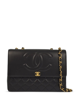 CHANEL Pre-Owned 1992 maxi Classic Flap shoulder bag - Black
