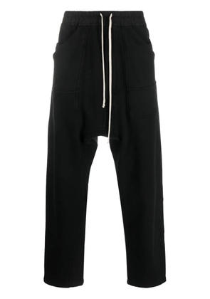 Rick Owens DRKSHDW drawstring-waistband drop-crotch trousers - Black