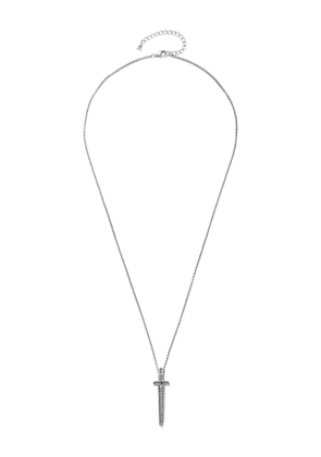 Mateo sword-pendant necklace - Silver