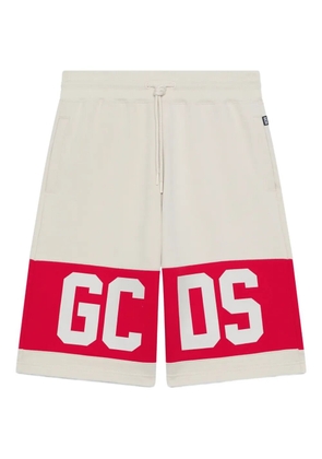 GCDS logo-print shorts - Neutrals